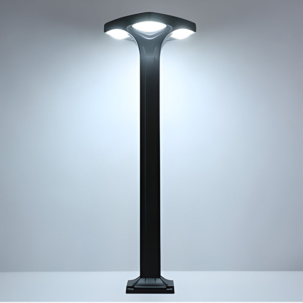 Square LED Outdoor Path Lights with Solar &amp; Wired Options