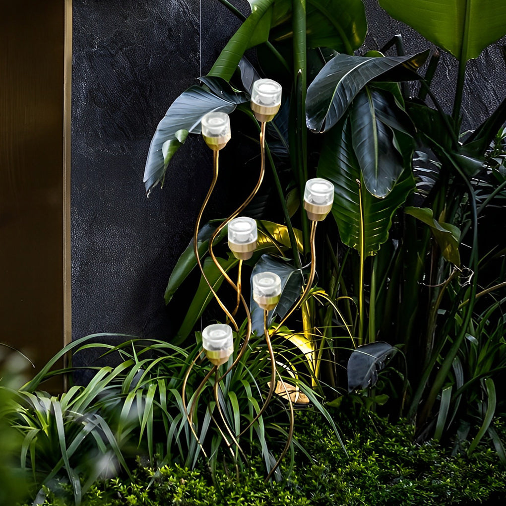Outdoor Flower Bud LED Lawn Lights – Apple &amp; Grape Designs