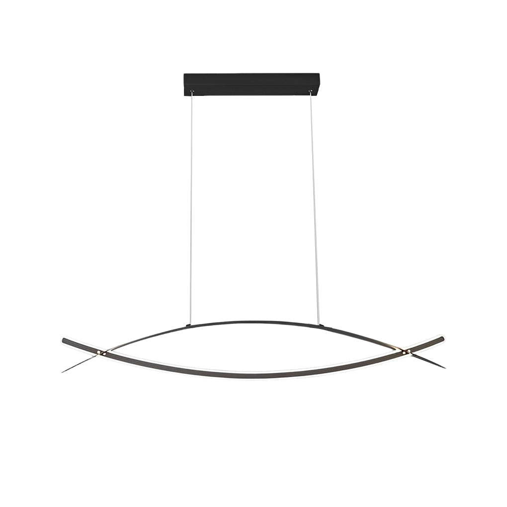 Art Strips Hardware Plating Stepless Dimming LED Nordic Chandelier