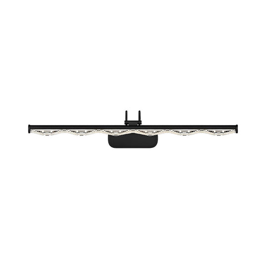 Crystal-Like Bathroom Vanity Light with Multi-Faceted Prismatic Acrylic Shade