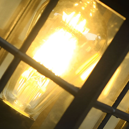 Retro Black Solar &amp; Hardwired Outdoor Pavilion-Inspired Lawn Lamp