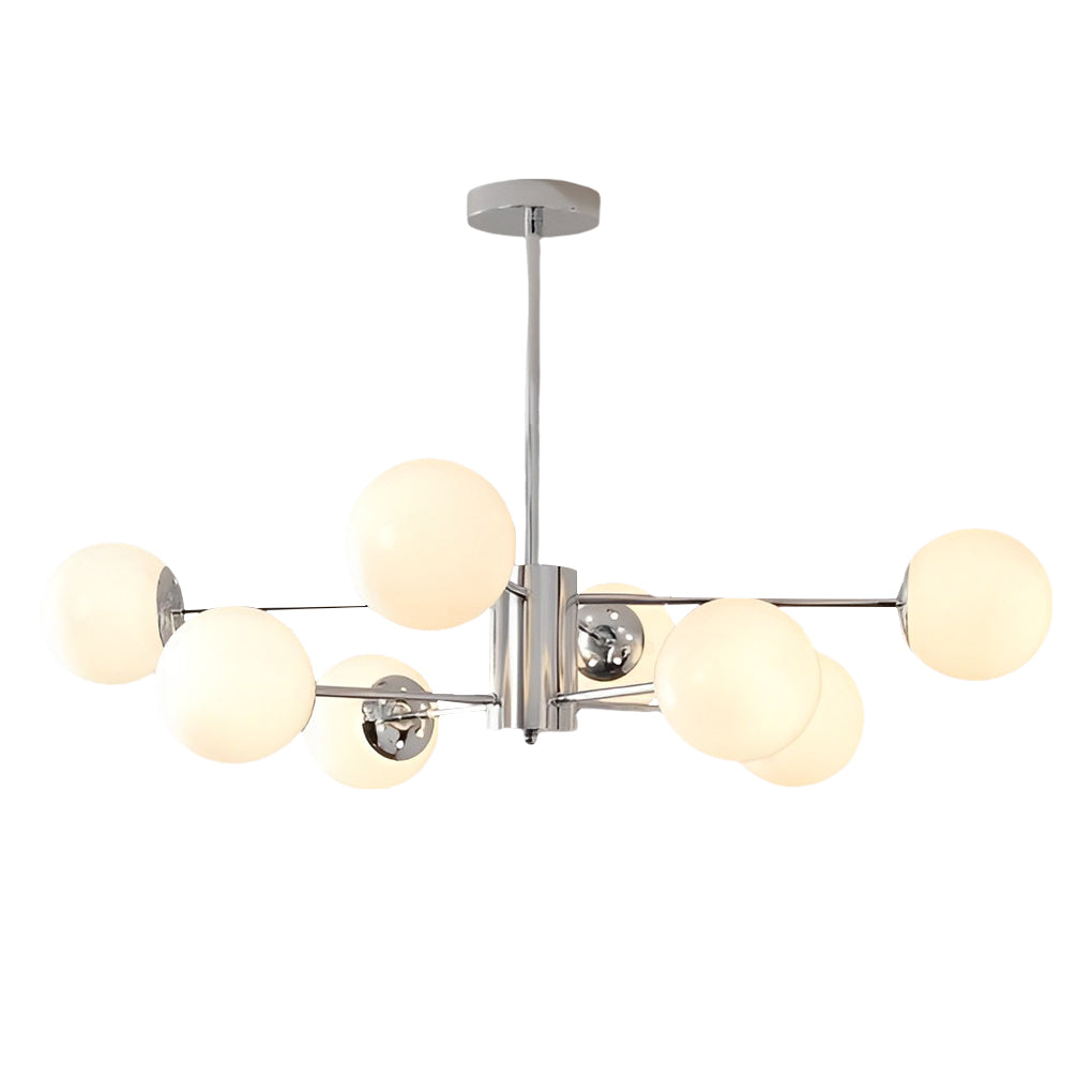 Molecular Lights Three Step Dimming Plating Glass Modern Chandelier
