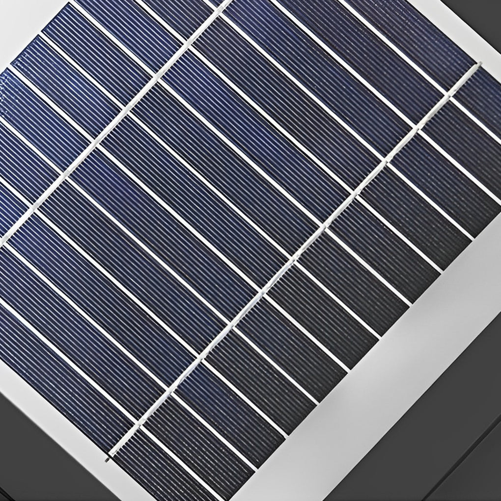 Square &amp; Round Waterproof LED Black Solar Fence Post Lamps