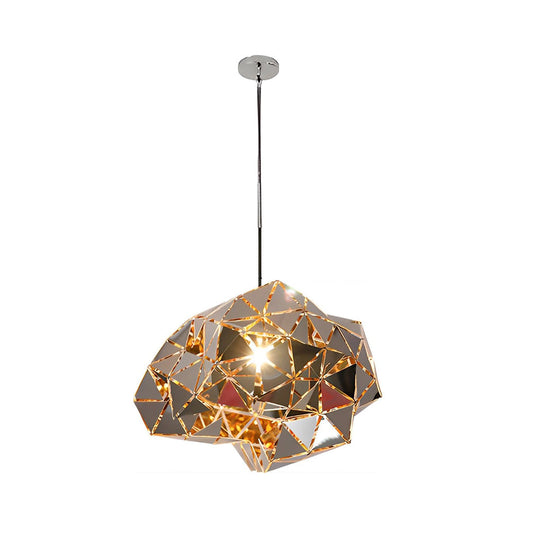 Irregular Decor Stainless Steel Hollow Creative Post Modern Chandelier