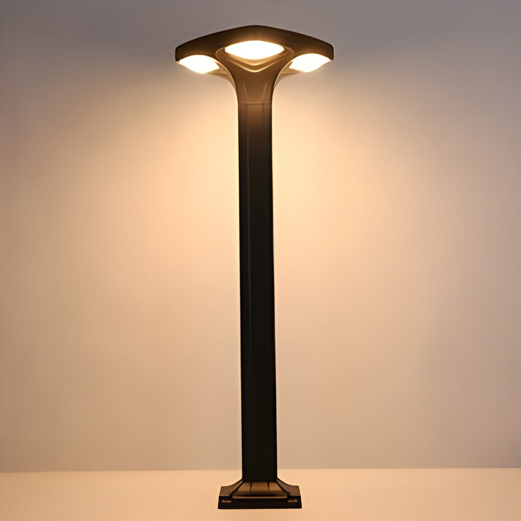 Square LED Outdoor Path Lights with Solar &amp; Wired Options