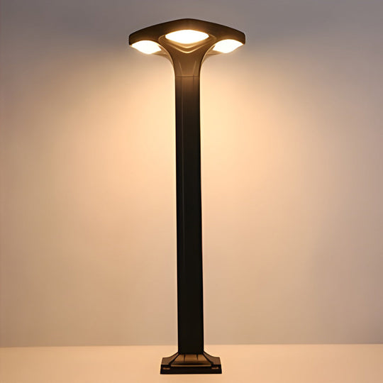 Square LED Outdoor Path Lights with Solar &amp; Wired Options