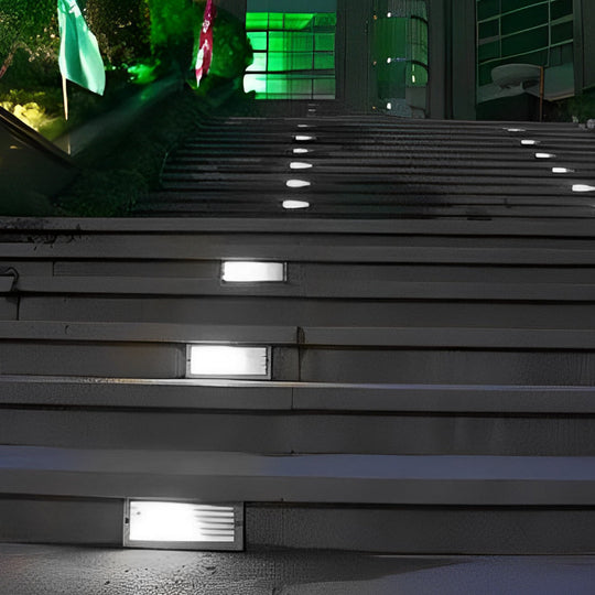 Rectangular &amp; Grilles 3W LED IP65 Stair Wall Recessed Lights
