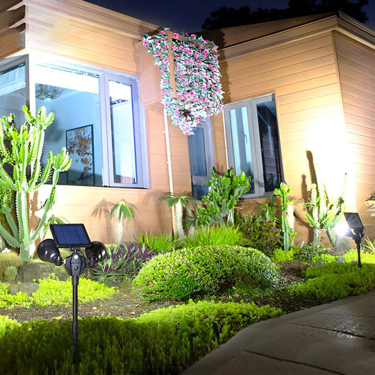 2 Lights Waterproof LED Intelligent Motion Sensor Solar Lawn Lights