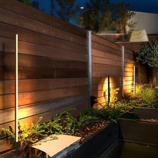 Minimalist LED Linear Lights Waterproof Outdoor Landscape Lighting
