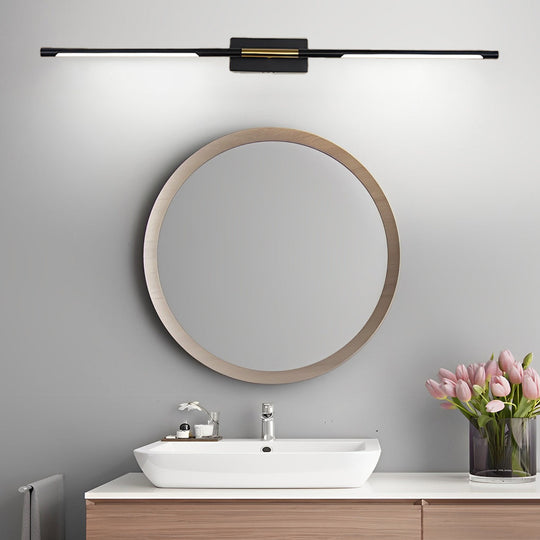 Black &amp; Gold Linear LED Bathroom Vanity Light Bar