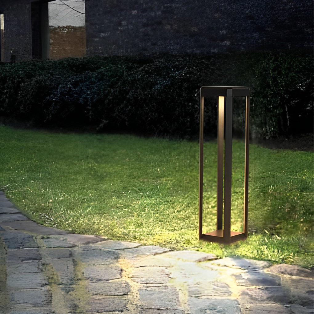 Modern Black Solar Pathway Light Durable &amp; Minimalist Design