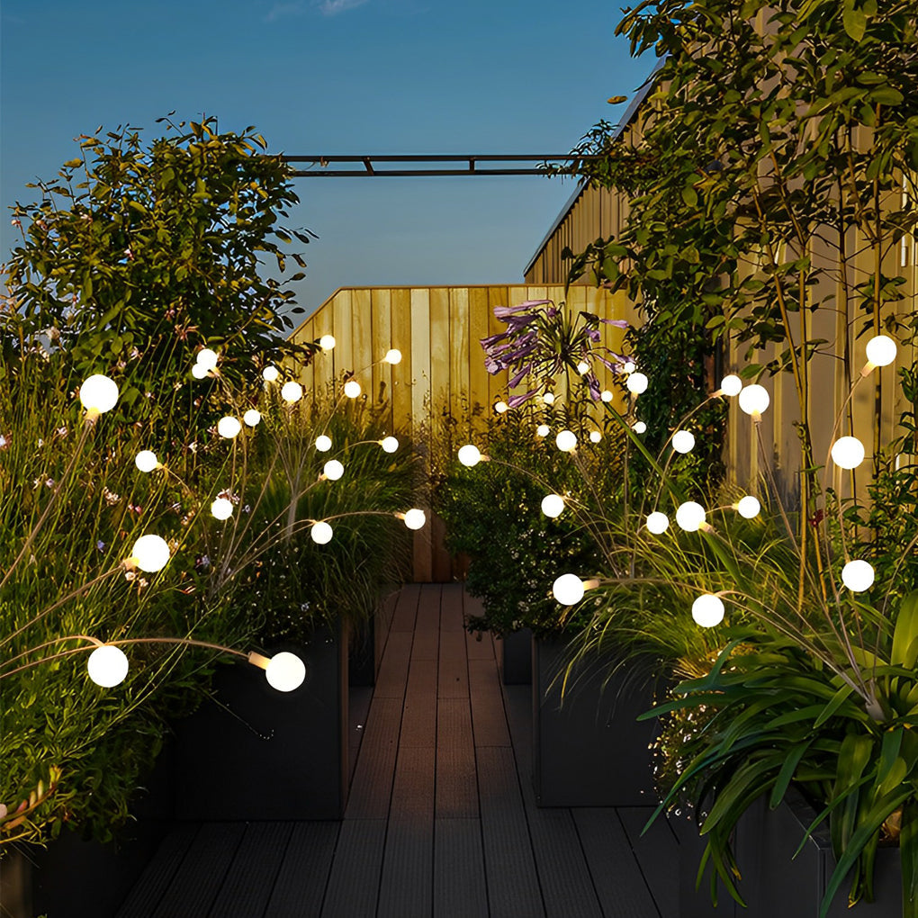Solar Firefly Garden Lights Eco-Friendly &amp; Weatherproof Outdoor Lighting