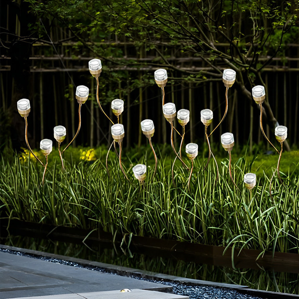 Outdoor Flower Bud LED Lawn Lights – Apple &amp; Grape Designs