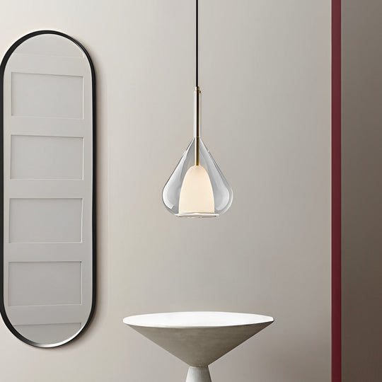 Raindrop Creative Double Layers Glass Nordic Pendant Light