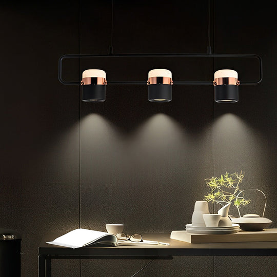 Rotatable Creative Electroplated Metal LED Nordic Chandelier Pendant Light