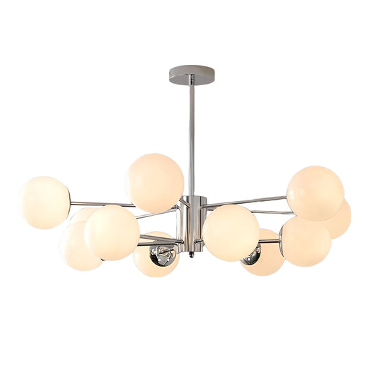 Molecular Lights Three Step Dimming Plating Glass Modern Chandelier
