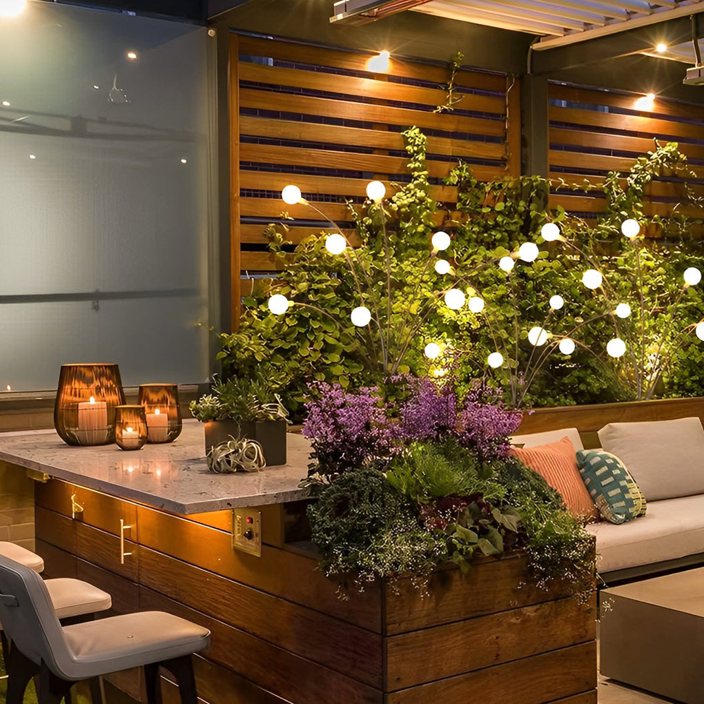 Solar Firefly Garden Lights Eco-Friendly &amp; Weatherproof Outdoor Lighting