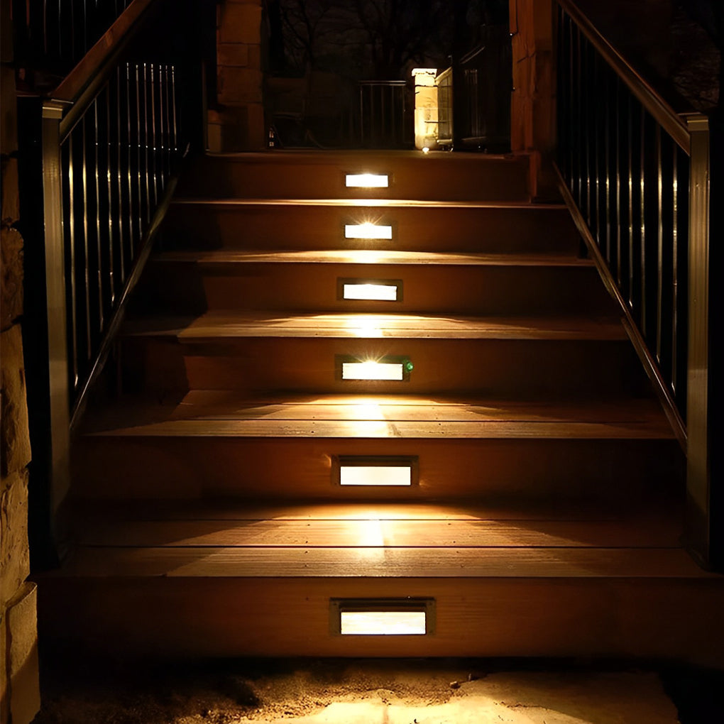 Rectangular &amp; Grilles 3W LED IP65 Stair Wall Recessed Lights