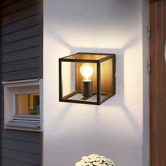 Square Frame Decorative Modern Wall Sconce Lighting