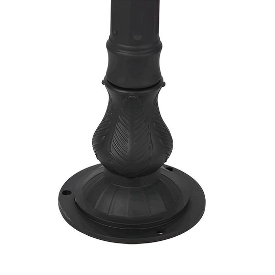Outdoor European Style Aluminum Glass Post Lamp