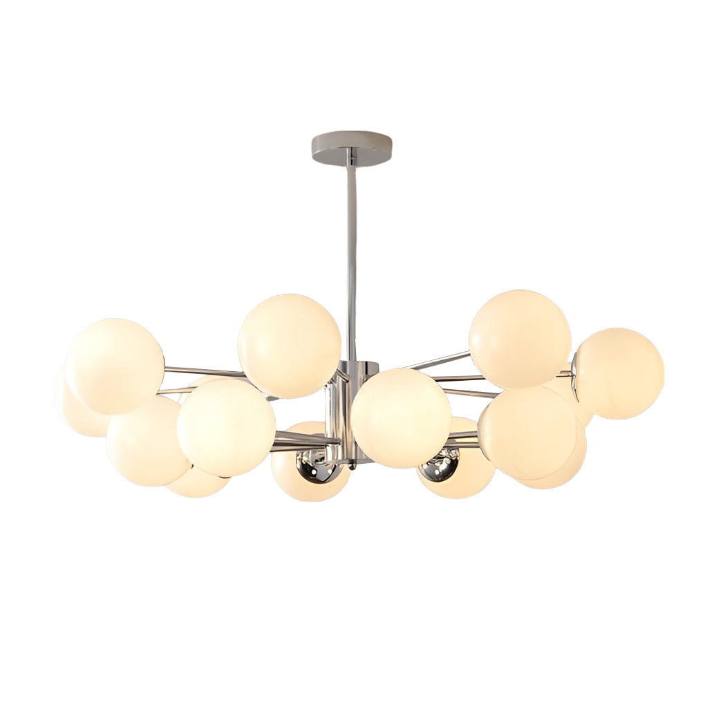 Molecular Lights Three Step Dimming Plating Glass Modern Chandelier