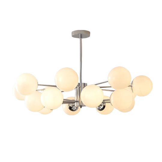 Molecular Lights Three Step Dimming Plating Glass Modern Chandelier
