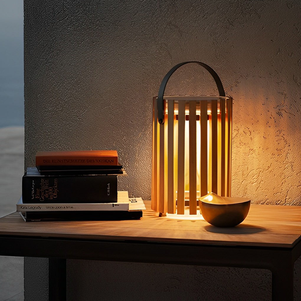Portable Solar LED Outdoor Waterproof Lantern Floor Lamp