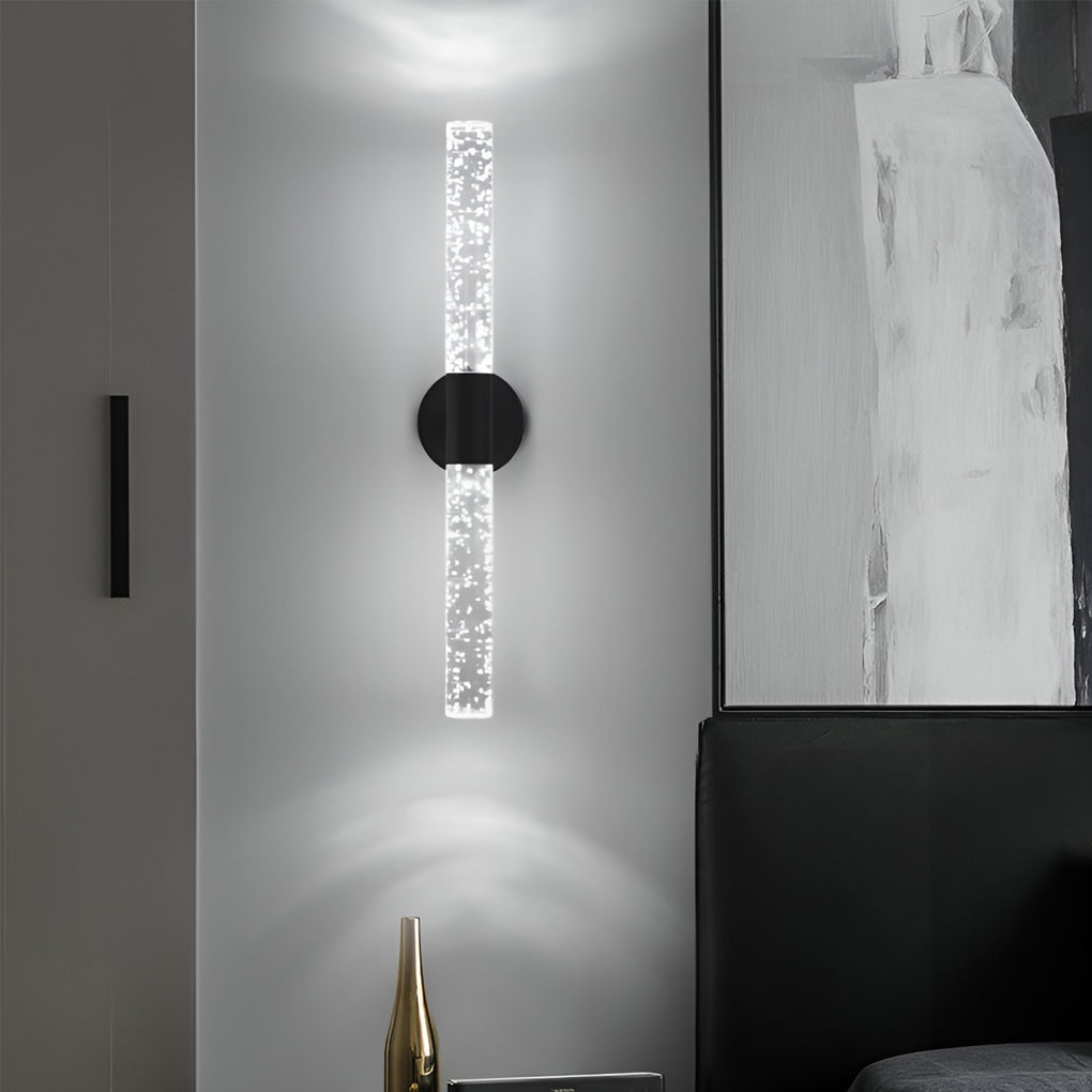 Nordic Cylinder LED Wall Lamp – Iron &amp; Acrylic Wall Sconce
