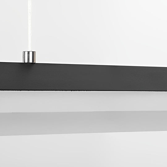 Minimalist Creative LED Linear Lights Neutral Light Metal Modern Pendant Light