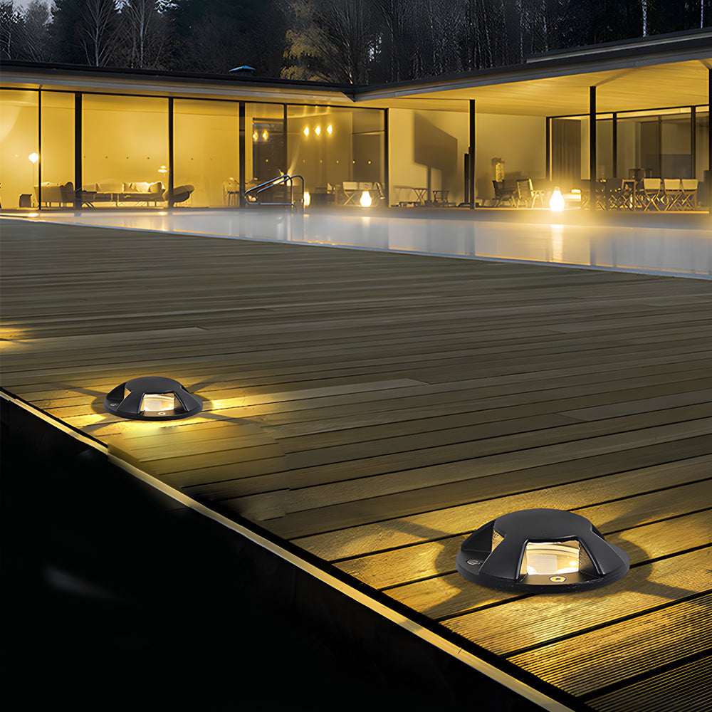 Horizontal LED Deck and Stair Ground Light Waterproof