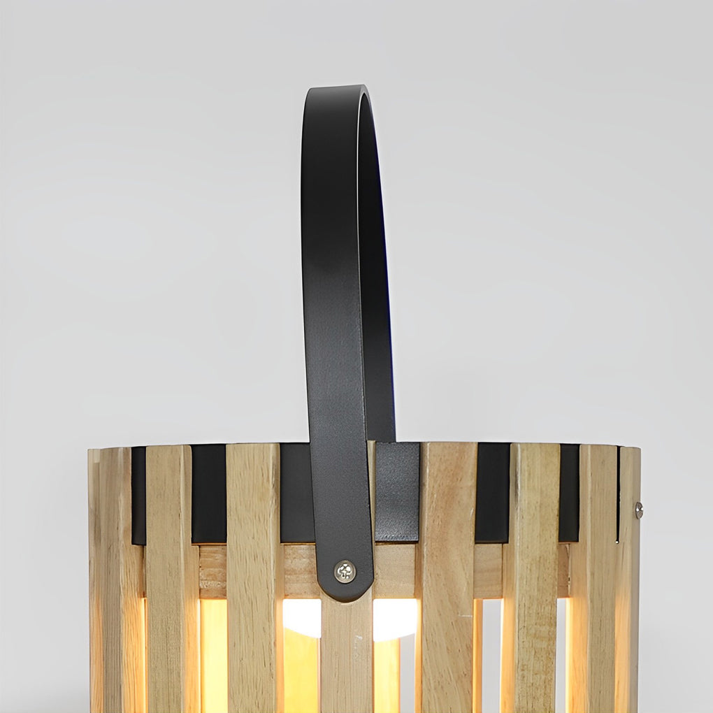 Portable Solar LED Outdoor Waterproof Lantern Floor Lamp