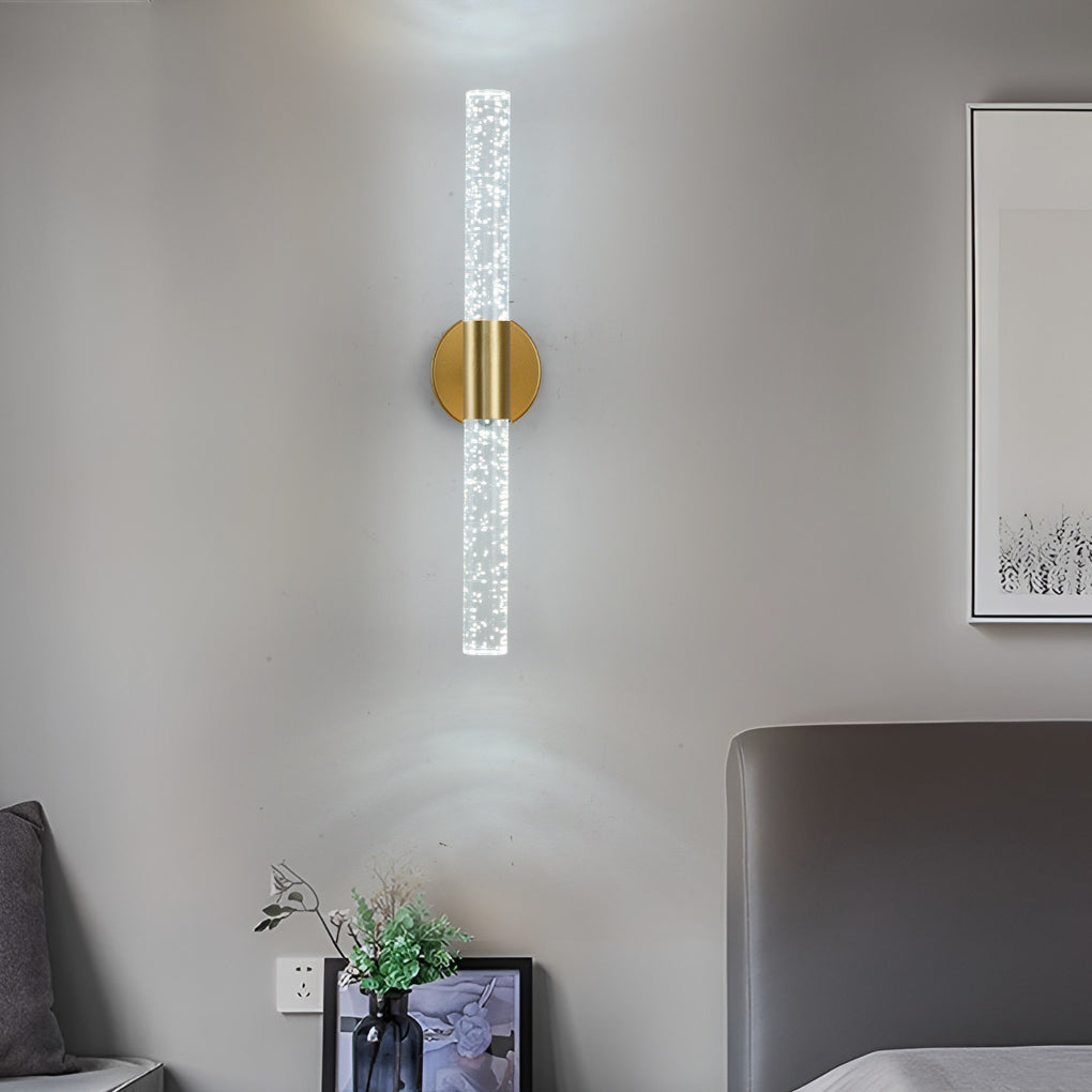Nordic Cylinder LED Wall Lamp – Iron &amp; Acrylic Wall Sconce