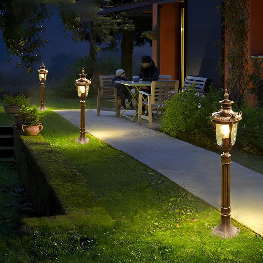 European Style Waterproof Outdoor Lawn Lamp Elegant Pathway Lighting
