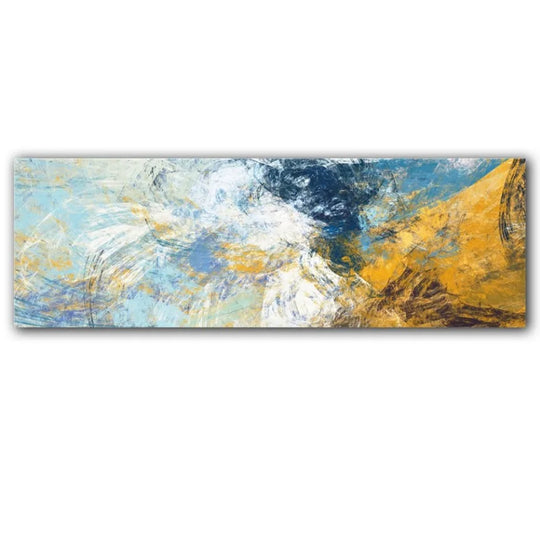Abstract Minimalist Flowing Landscape Wide Format Canvas Wall Art Unframed