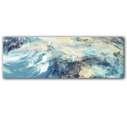 Abstract Minimalist Flowing Landscape Wide Format Canvas Wall Art Unframed