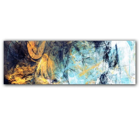 Abstract Minimalist Flowing Landscape Wide Format Canvas Wall Art Unframed
