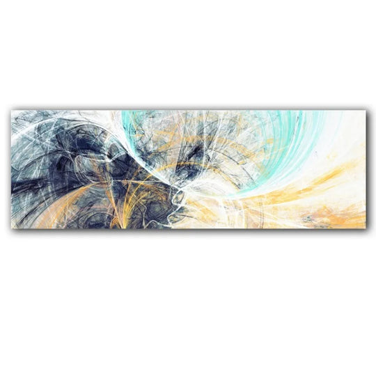 Abstract Minimalist Flowing Landscape Wide Format Canvas Wall Art Unframed