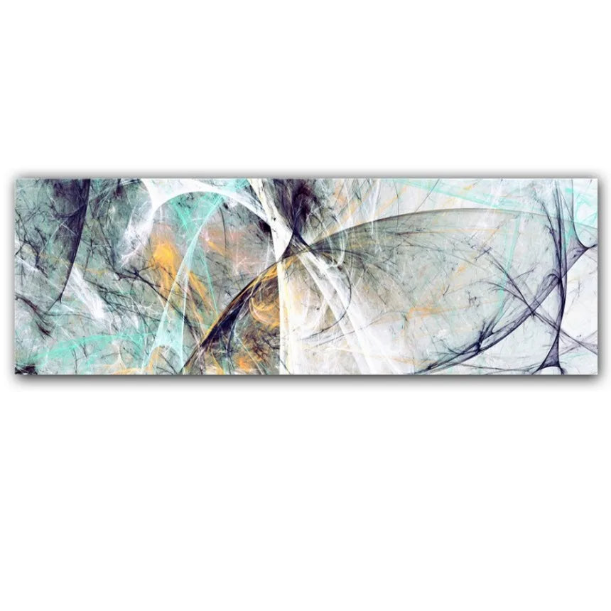 Abstract Minimalist Flowing Landscape Wide Format Canvas Wall Art Unframed