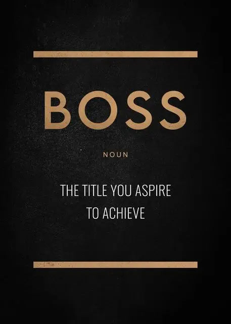 Success Hustle Limitless Motivational Quotes Canvas Wall Art