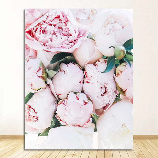 Paris Fashion Quote Floral Canvas Wall Art