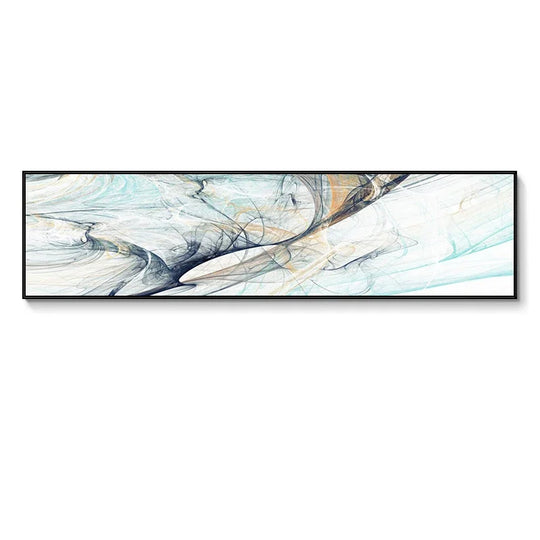 Colorful Abstract Alien Sky Wide Canvas Wall Art