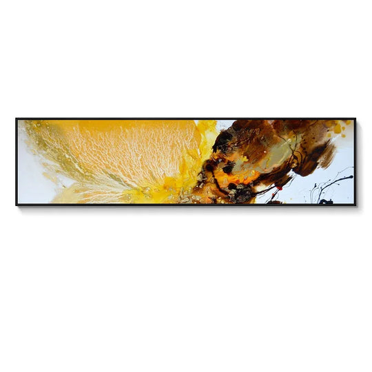 Colorful Abstract Alien Sky Wide Canvas Wall Art
