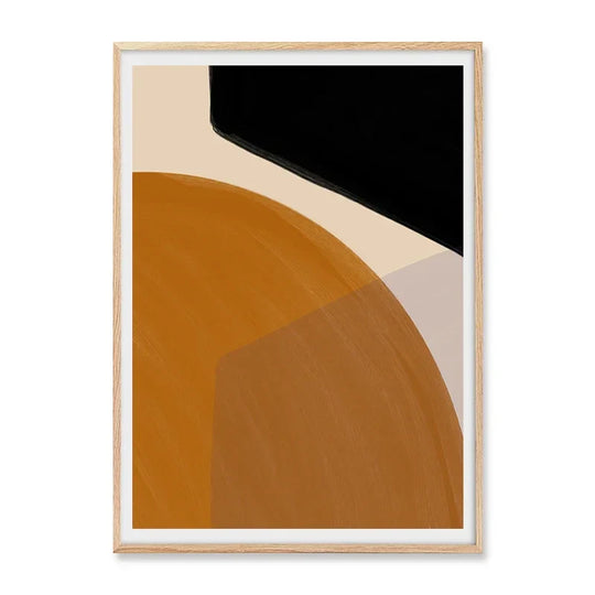 Colorful Abstract Geometric Canvas Wall Art Print