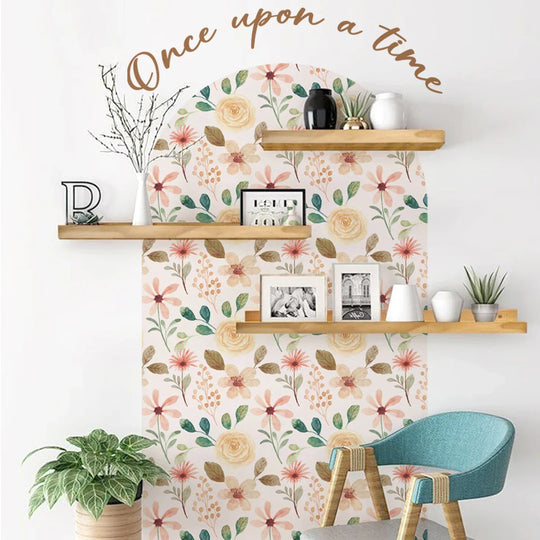 Colorful Floral Arch Wall Mural