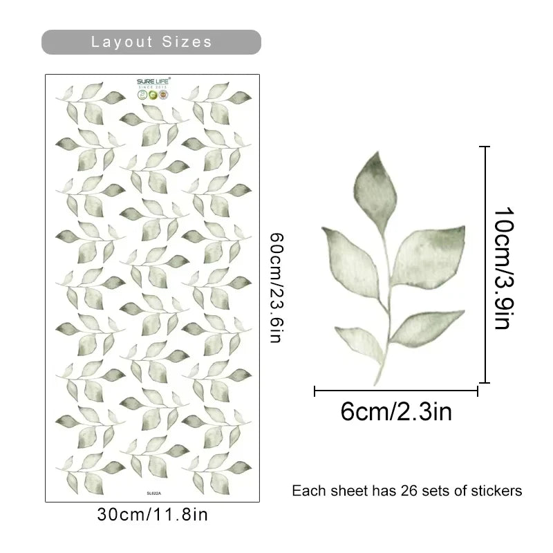 Colorful Wild Meadow Flower Wall Decals