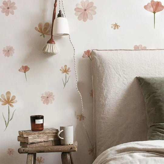 Colorful Wild Meadow Flower Wall Decals