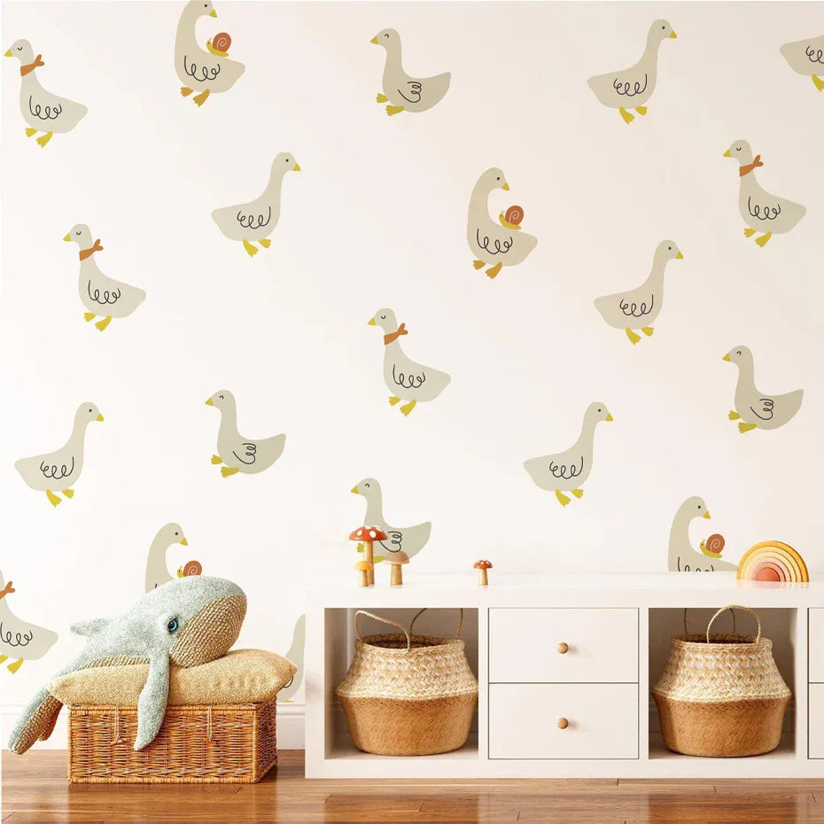 Cute Cartoon Duck Wall Decals For Nursery And Kids Room