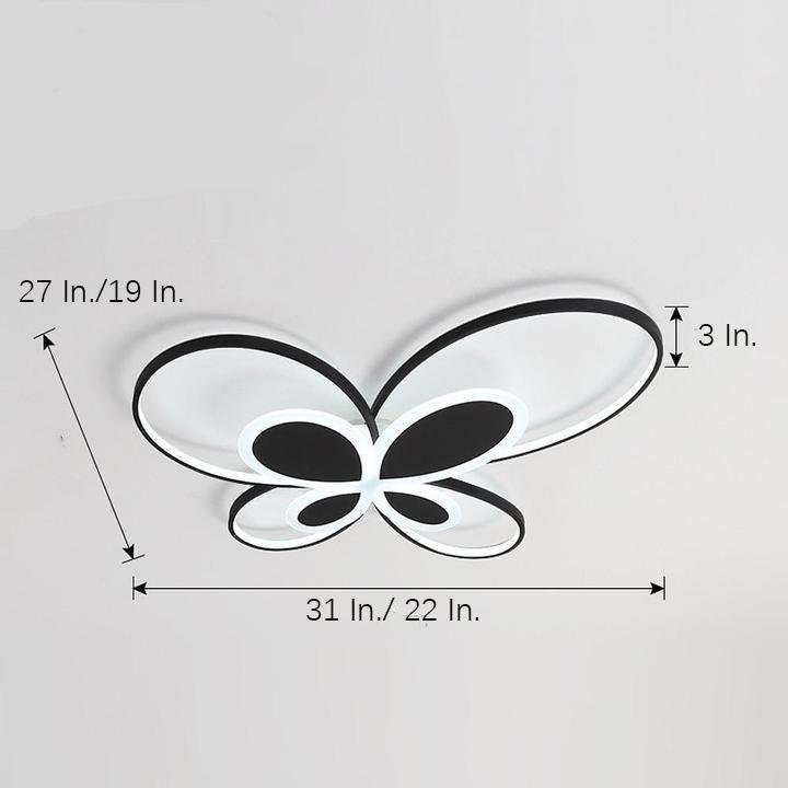 Cluster Dimmable Butterfly LED Flush Mount Ceiling Light for Baby &amp; Kids