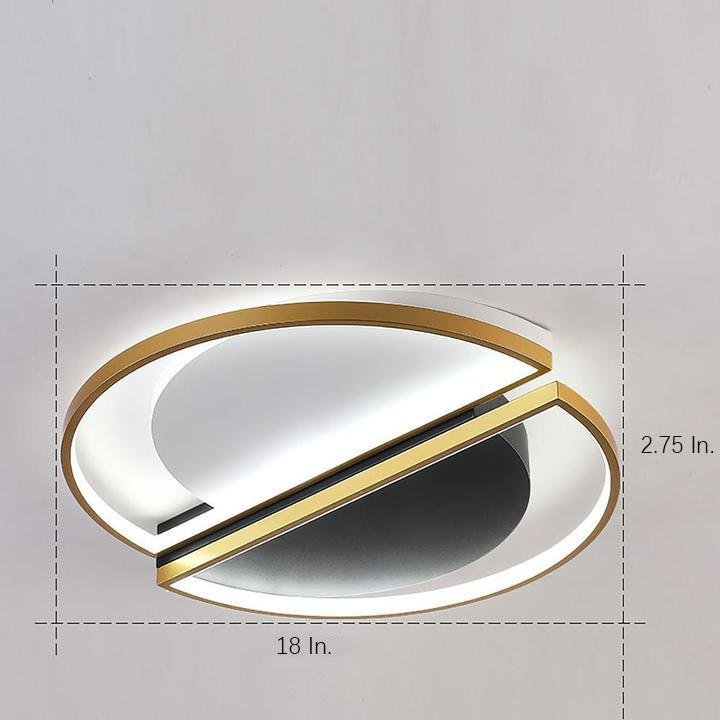 Rectangle &amp; Round LED Modern Flush Mount Ceiling Light
