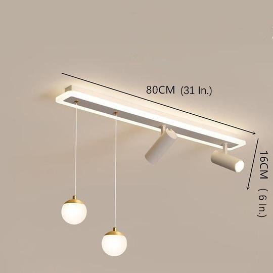 Modern Blending Flush Mount and Pendant LED Ceiling Light – Kitchen Island